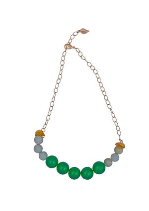 Green Onyx and Jade Necklace